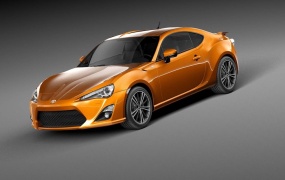 C4D模型 丰田GT86汽车C4D模型 Toyota GT 86 含贴图 含材质