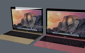 C4D模型 imacbook超薄笔记本电脑数码模型 含材质 含贴图