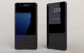 C4D模型 三星note7手机模型 含材质 含贴图