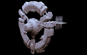 Station – 科幻太空空间站精细3D模型