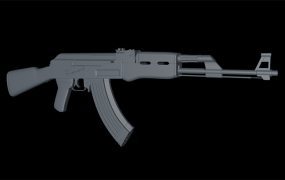 C4D模型 AK47武器模型