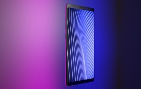 C4D模型 三星note8大屏安卓手机数码模型 含材质 含贴图