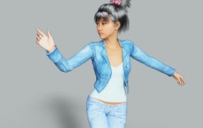跳舞女孩(全套服装、发型)