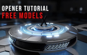 C4D教程 使用CINEMA 4D制作一个科幻场景穿梭动画视频教程