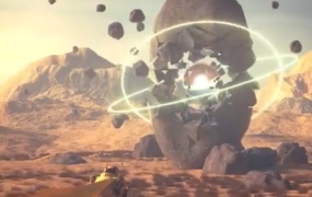 C4D教程  C4D+OC渲染外星科幻场景教程(俄语)