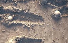 C4D教程  C4D使用XP粒子模拟圆球滚落地面痕迹教程