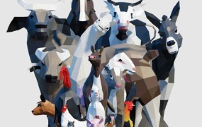 20种低面多边形动物C4D模型 C4D 3DS FBX OBJ Blend