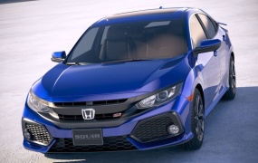 C4D模型 本田思域轿车C4D模型C4D MAX OBJ FBX 含材质 含贴图