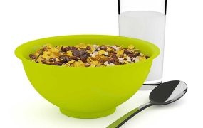 C4D模型 燕麦片早餐牛奶食品模型C4D MAX OBJ FBX 含材质 含贴图