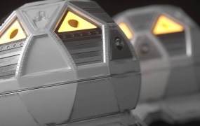 C4D模型 C4D Octane外星科幻金属球创意模型 含贴图 含材质