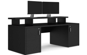 C4D模型 现代家具办公室电脑桌显示器屏幕模型 含材质 含贴图