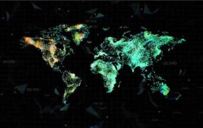 C4D教程 科技风格全息影像地球连线AE合成教程