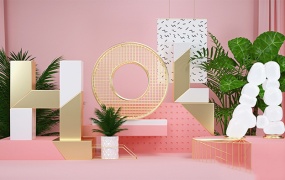 C4D教程 OC场景打灯和材质渲染视频教程