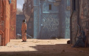 C4D教程 C4D宇航员旧街区场景教程(含工程文件)