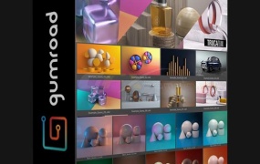 C4D阿诺德渲染器灯光环境预设 Gumroad – Arnold Light Suite C4D v1.0