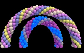 C4D汉化插件 气球拱门预设插件1.0