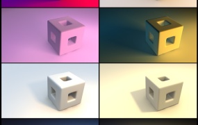 14个不错的C4D灯光预设 Lighting