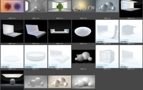 69个C4D常用环境灯光预设(lib4d)
