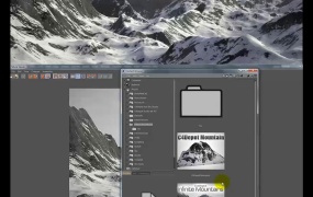 C4D快速无限山脉场景预设 Cinema 4D Infinite Mountains(含教程/lib4d)