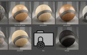 C4D VRAY材质合集 RenderKing – Vray Texture Pack v2