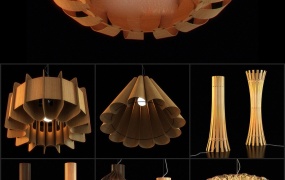 20个室内艺术灯具C4D模型合集 Lighting Collection