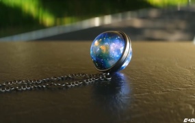 C4D Octane Render渲染星空项链教程 Sky Necklace Cinema 4D Tutorial