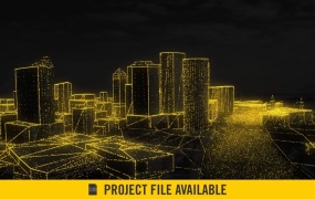 C4D+AE使用X-Particle制作粒子城市动画教程 Using Cinema 4D to Create an X-Particle City