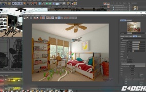 C4D插件:直接导入3DMAX模型文件插件神器中文简体汉化版MaxToC4D V2.0 R12-R17