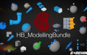 C4D三维建模工具脚本合集HB ModellingBundle 2.1 DC20151208 MUS3 免费下载