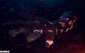 C4D Redshift火山烈焰材质 coal shader