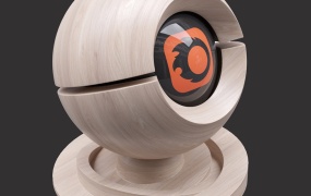 C4D CORONA木纹材质 榆木材质 corona wood elm