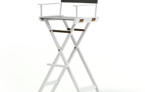 木制高脚导演椅C4D模型 chair