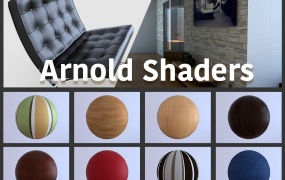 60个C4D阿诺德材质包合集 C4DToA Arnold Shaders Pack v.1