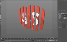 C4D样条切割MG动画插件 lice it Up