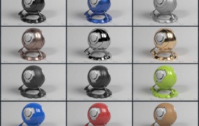 14个C4D Cycles渲染器材质合集 Cycles Materials