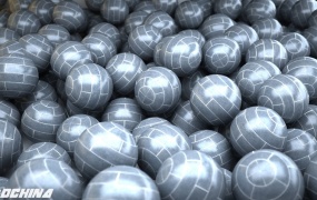 价值15美元的青蓝色瓷砖C4D材质 Green blue tiles