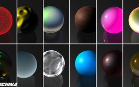 C4D材质包 rosecabriolet matpack