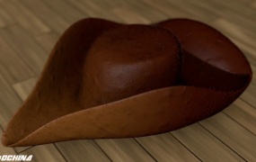 C4D海盗牛皮帽子建模教程 Cinema 4D- Modelando um Chapeu pirata