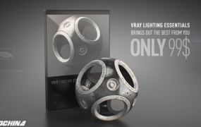 C4D VRAY灯光预设:Renderking – Vray Lighting Essentials for Cinema 4D