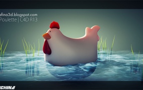 C4D卡通鸡仔生成插件 ZPOULETTE A CINEMA 4D CHICKEN GENERATOR