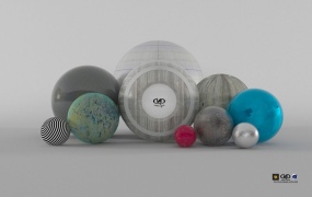 14个C4D FOR VRAY材质预设 10 Vray MATERIAL BOX FXCHANNELHOUSE