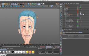 C4D卡通风格的角色模板 Everfresh Cartoon Rig