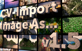 C4D导入图片制作矩阵插件 Cineversity CV-Import Image As 1.5 + 使用教程