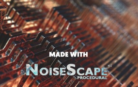 C4D噪声图案生成模型预设 NoiseScape v.1