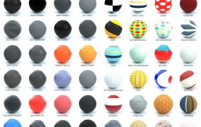 500个C4D for Octane渲染器材质预设合集包 The Pixel Lab Material Pack for Octane C4D