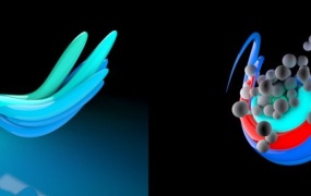 C4D拖尾动画预设 Motion Drop