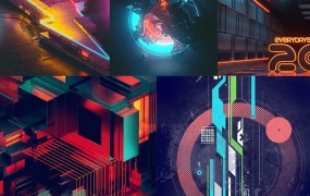 Beeple精品Cinema 4d 工程文件合集223个 C4D模板Win/Mac