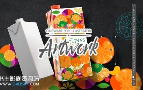 设计师的福音,MAXON Cineware for Adobe Illustrator插件+视频教程 免费下载