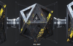 C4D Octane渲染器划痕污迹脚本 PXL+DIRT + 使用教程