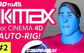 C4D模型快速绑定插件 3DtoAll IKMAX v1.0 for Cinema 4D R15-R21 Win破解版 + 使用教程